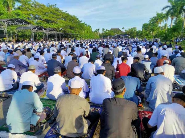 Salat Idul Adha 1446 H, Masjid Raya Sabilal Muhtadin Dipadati Ribuan Jamaah