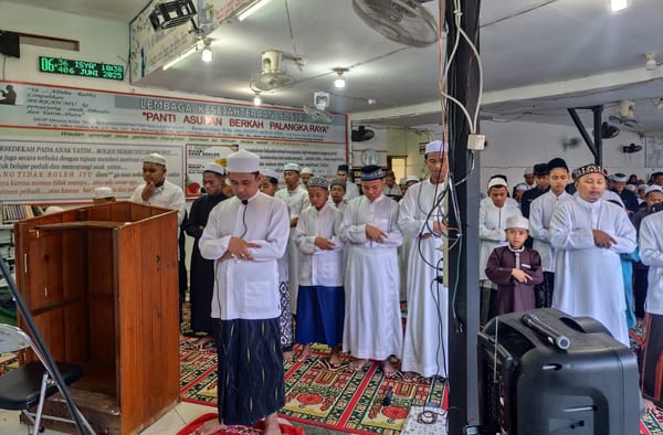 Panti Asuhan Berkah Palangkaraya Laksanakan Shalat Idul Adha