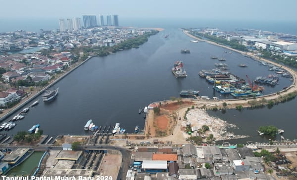 Atasi Penurunan Muka Tanah Kementerian PU Siap Bangun Tanggul  Pesisir Teluk Jakarta