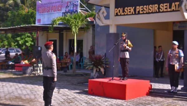 Apel Gelar Pasukan Operasi Tuhuk Krakatau, Amankan WSL Di Pantai Tanjung Setia.