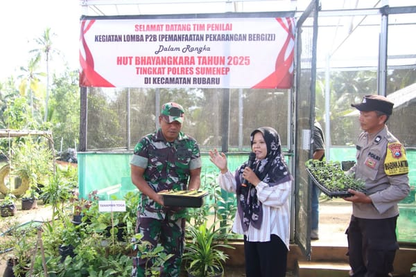 Lomba Pekarangan Pangan Bergizi Polda Jatim Dukung Penguatan Ketahanan Pangan Nasional