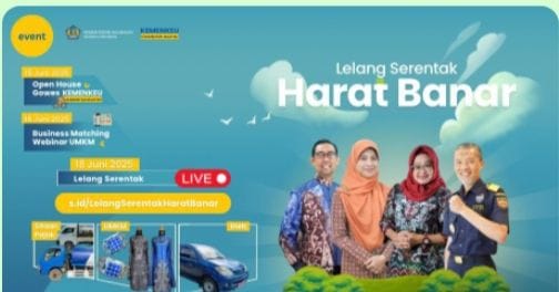 Lelang Serentak Harat Banar 2025 Kemenkeu Satu Kalimantan Selatan dan Tengah Lelang 200 Lot Barang Bernilai Lebih Dari Rp14 Miliar