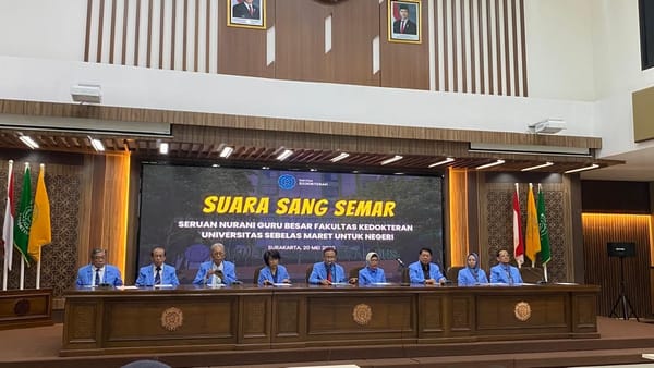 Prihatin Program Hospital Base, 9 Prof UNS Keluarkan Pernyataan Sikap