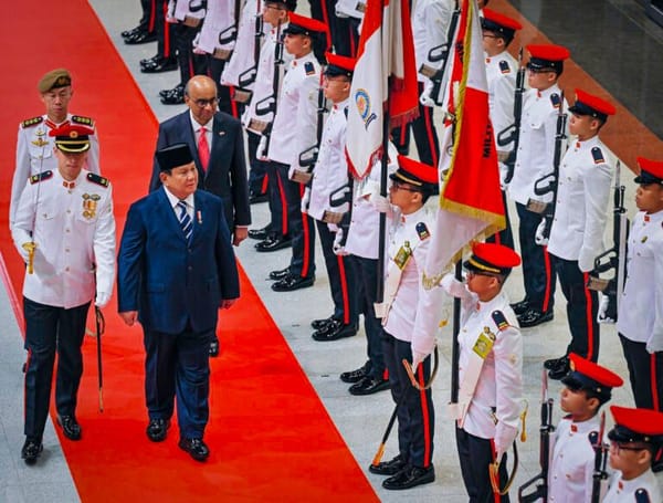 Presiden Prabowo bertemu Presiden Singapura Disambut Upacara Kenegaraan
