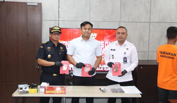 Polres Karimun Berhasil Mengamankan Dua  Kurir Nakoba