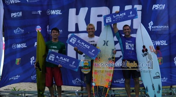 Berlangsung Selama Sepekan, Gelaran WSL Krui Pro, Hari Ini Berakhir.