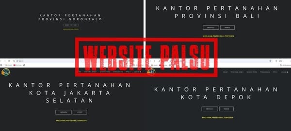 Skandal Digital! Website Palsu Satker ATR/BPN Menyebar, Masyarakat Diimbau Waspada