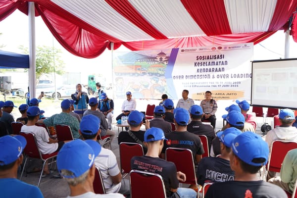 Jasa Marga Gelar Sosialisasi  ODOL di Rest Area  KM 88 Ruas Tol Cipularang