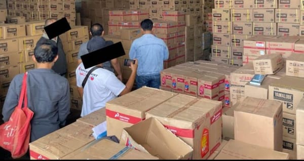 Gudang Oli Palsu Digerebek, Aparat Gabungan Sita Ribuan Liter Barang Bukti
