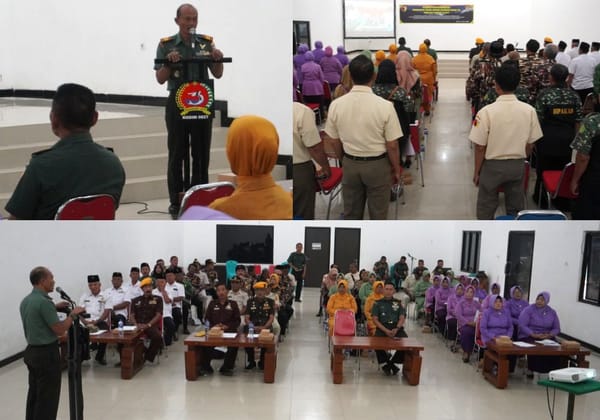 Kodim Sumenep Gelar Komunikasi Sosial Bersama Keluarga Besar TNI