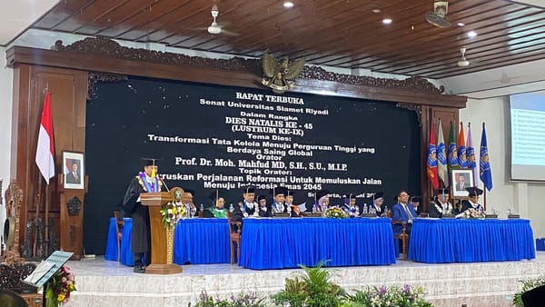 Mahfud MD : Demokrasi Pancasila Bergeser, Demokrasi Transaksional