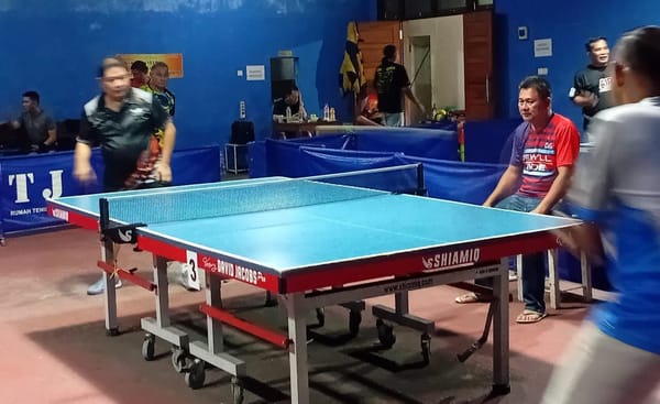 Sembilan Petenis Meja F-One Ternate Ikuti Open Turnamen Di Manado.