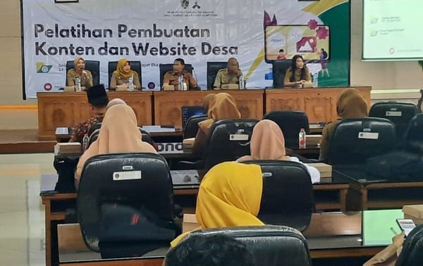 Pengelola Perpustakaan Desa se-Kabupaten Madiun Ikuti Pelatihan Pembuatan Konten Digital