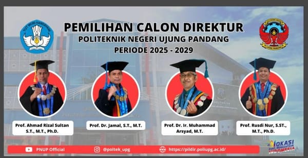 Politeknik Negeri Ujung Pandang Laksanakan Pemilihan Direktur Periode 2025-2029