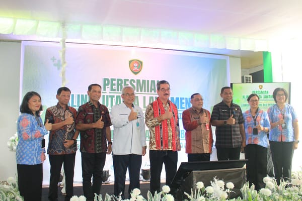 Gubernur Resmikan Klinik Utama Lawamena Bhakti Kesehatan Maluku