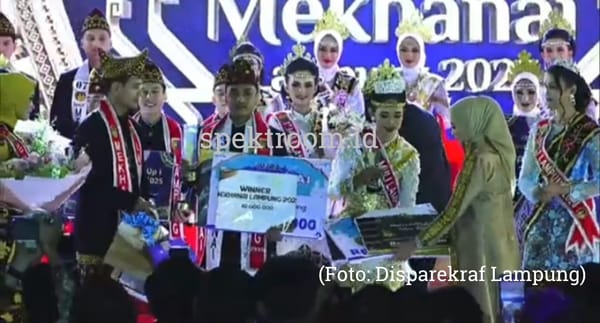 Muli Marcheline Aurely dan Mekhanai Adit Bintang Hartahta, Muli - Mekhanai Provinsi Lampung tahun 2025.
