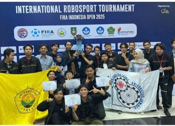 Perwakilan Jember Sabet 5 Medali Di Turnamen Robotik Internasional Fira Indonesia Open 2025 Di Solo