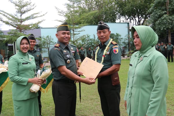 Dandim Sumenep Pimpin Pelepasan Personel MPP/Pensiun dan Pengangkatan Jabatan Perwira
