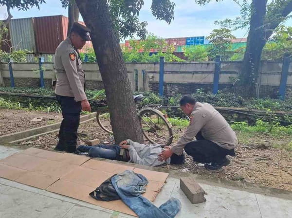 Pria Tanpa Identitas Ditemukan Tergeletak di Dekat Pelabuhan Trisakti Kota Banjarmasin