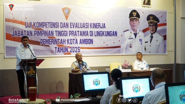 28 Pejabat Eselon II Pemkot Ambon Ikut Uji Kompetensi dan Evaluasi Kinerja
