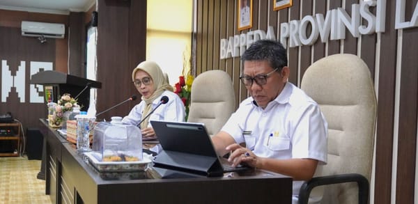 Bappeda Provinsi Lampung Adakan Rapat Fasiltasi Rancangan Pergub tentang RKPD.