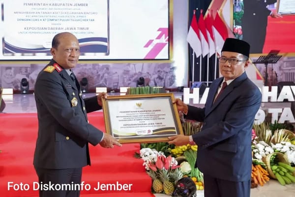 Polda Jatim dan Pemkab Jember Bersinergi Akan Bangun Sekolah Polisi Negara di Jember