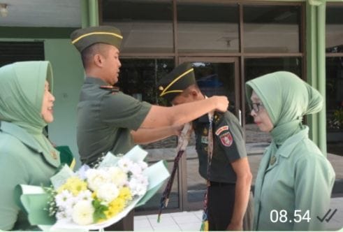 Kodim 1002/HST Gelar Wisuda Purna Tugas Mayor Inf Moh. Alip Suroso Dan PNS Masnah