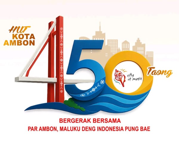 Logo HUT Kota Ambon ke 450 Dirilis, Ini Makna Simbolisnya