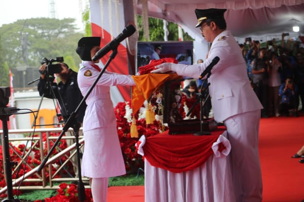 Gubernur Maluku Hendrik Lewerissa Irup Pada Peringatan Hari Kemerdekaan RI ke - 80.
