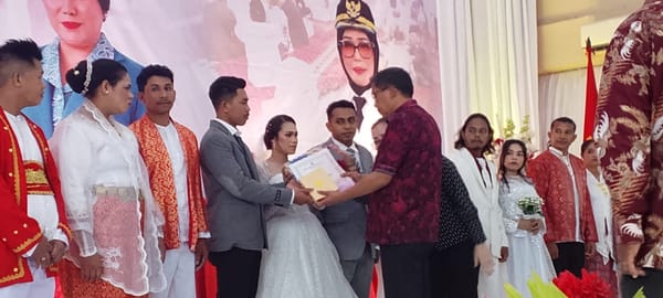 Nikah Massal, di ikuti 100 Pasangan