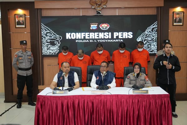 Polda DIY Luruskan Fakta Penangkapan Lima Pelaku Judi Online