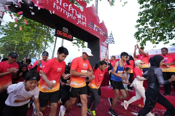 Ribuan Pelari Ikuti Satu Dekade Sleman Temple Run 2025.