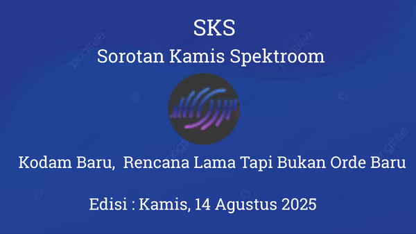 Kodam Baru,  Rencana Lama Tapi Bukan Orde Baru
