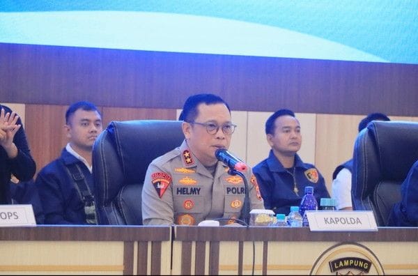 Operasi Sikat Krakatau 2025 :  Polda Lampung Berhasil Ungkap 395 Target Operasi