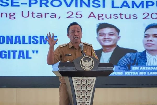 Pemprov Lampung Sangat Mendukung Eksistensi IWO Sebagai Pilar Demokrasi