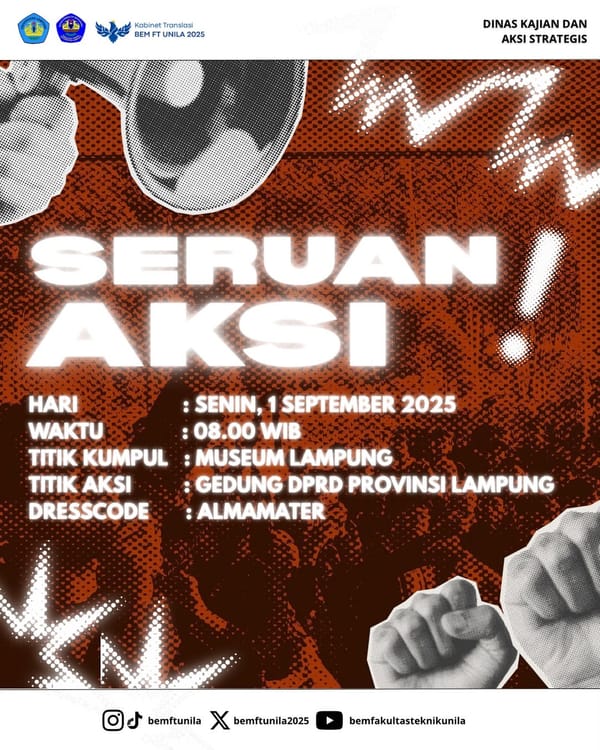 Aliansi Lampung Melawan, Besok Akan Geruduk DPRD Lampung