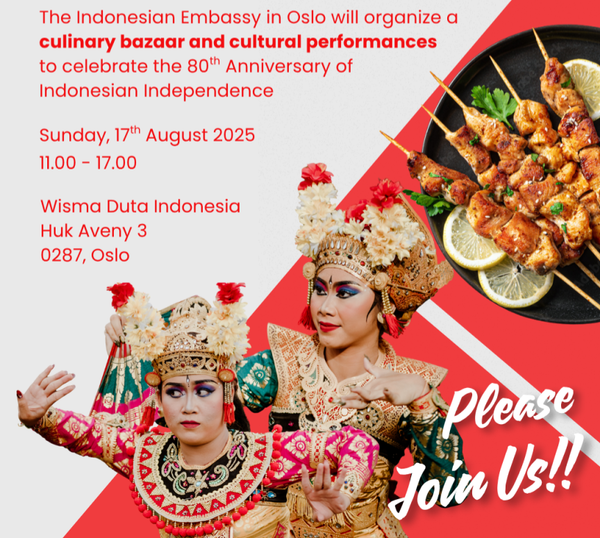 Bazar Merah Putih, Merayakan Keanekaragaman Kuliner Indonesia di Oslo