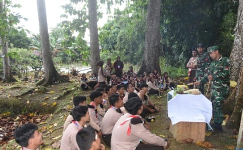 Tutup PERSAMI, Kodim 1002/HST Tekankan Semangat Bela Negara di Kalangan Pramuka