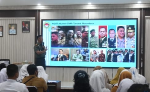 Dandim 1002/HST Sosialisasikan SMA Nusantara Pada Seminar Pencegahan Kekerasan Sekolah