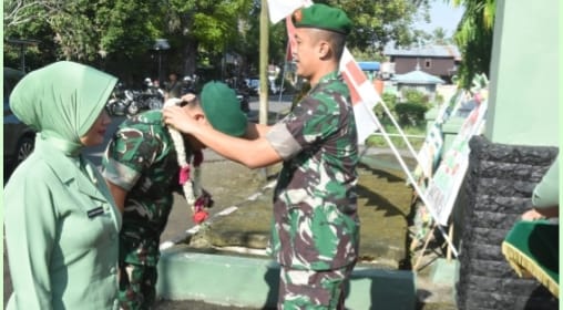 Tradisi Hangat Sambut Dandim Baru Kodim 1002/HST di Barabai - Kalsel
