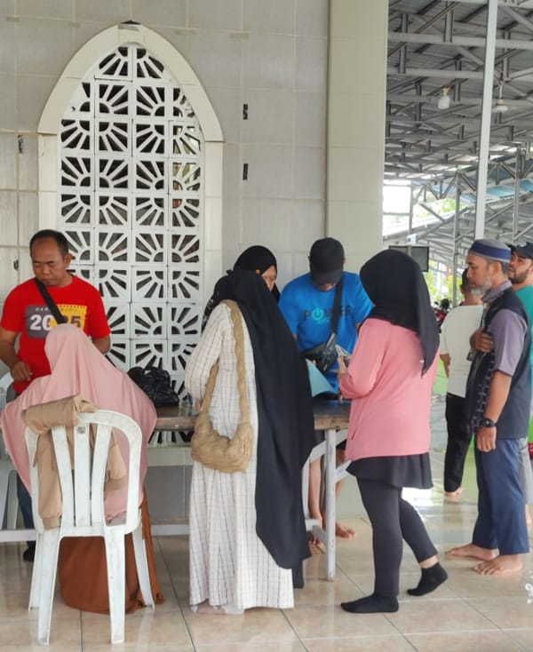 Mesjid Ar Rahmah Sukses Gelar Donor Darah Hasilkan 114 Kantong Darah