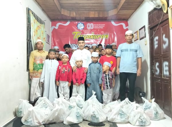 LKSA Amanah Insani Gelar Tasyakuran Dirgahayu Ke 80 RI dan Milad ke 8