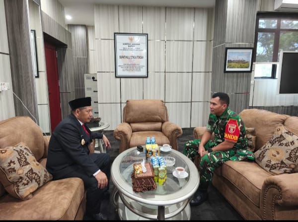 Dandim 1002/HST Silaturahmi ke Bupati,  Perkuat Sinergitas TNI dan Pemda