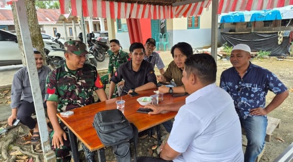 Kopka Adie Tarmiji Laksanakan Komunikasi Sosial di Desa Banua Supanggal