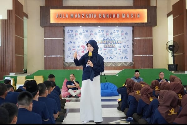 Pahami Pajak Sejak Dini, 120 Siswa MAN 2 Kota Banjarmasin Ikuti Pajak Bertutur