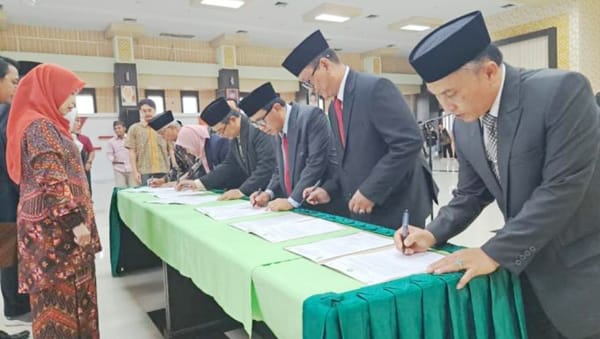 Rektor UIN Malang Tekankan Integritas, Pelayanan Mahasiswa, dan Sinergi pada Pelantikan Pimpinan Baru