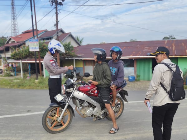 Bapenda dan Satlantas Menggelar Razia Penertiban Pajak Kendaraan Bermotor Bebas Denda
