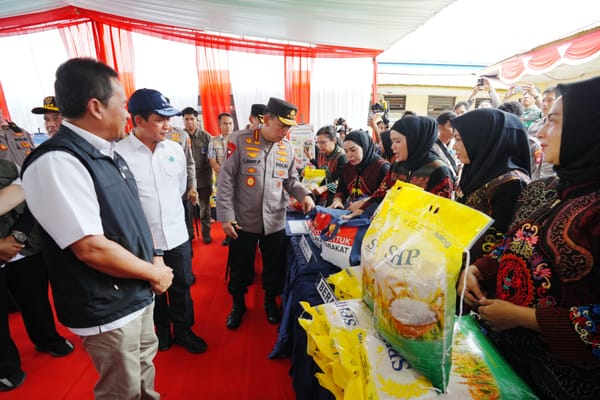 Polri Distribusikan 310,25 ton beras SPHP