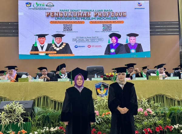 UMI Makassar Menambah Dua Guru Besar Bidang Kesehatan