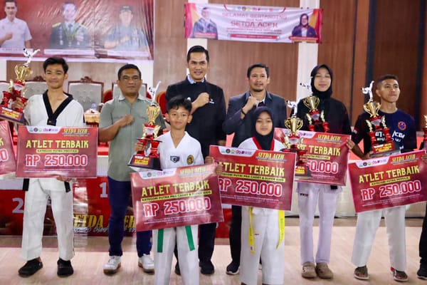 Sekda Aceh Taekwondo Championship Ajang Cari Bibit Taekwondoin